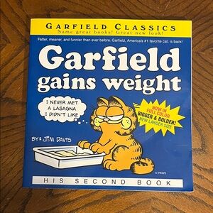 Garfield book | Garfield Gains Weight Paperback Book | 2001